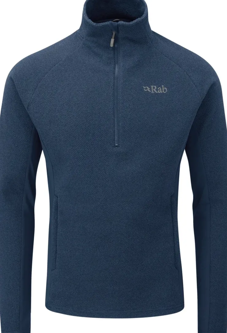 Fleece & Mid Layer-Rab Mens Capacitor Pull-On - Deep Ink