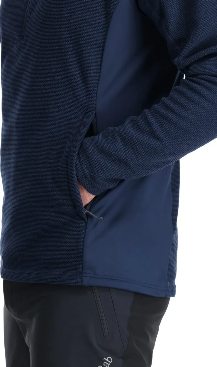 Fleece & Mid Layer-Rab Mens Capacitor Pull-On - Deep Ink