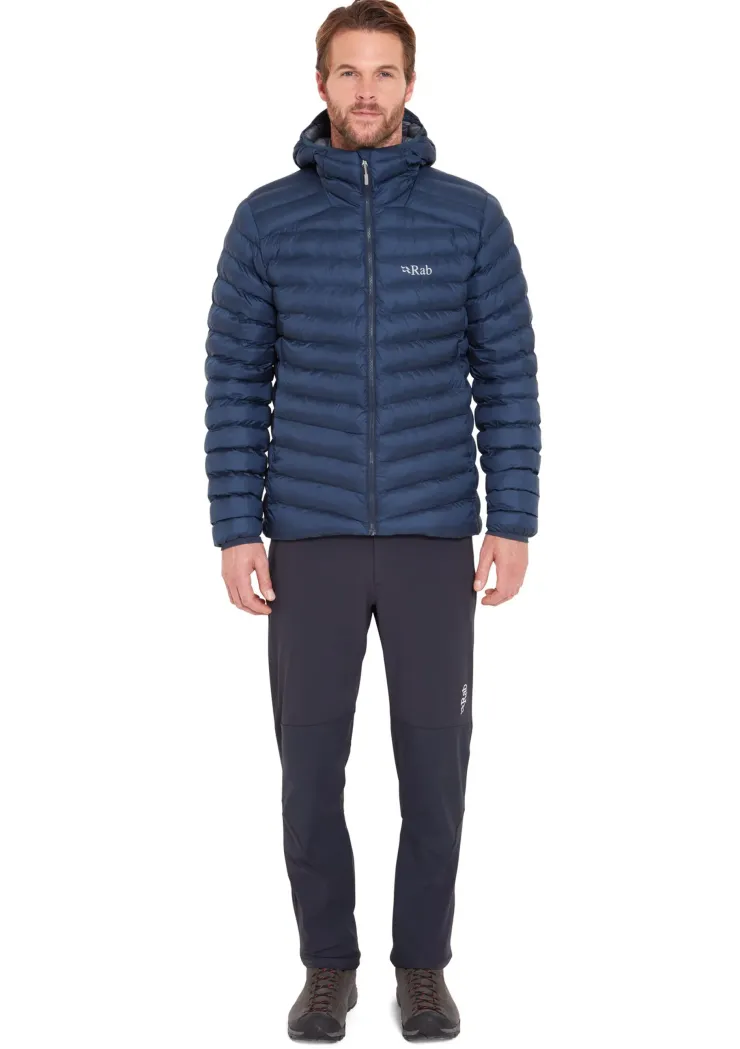 Insulated Jackets-Rab Mens Cirrus Alpine Jacket - Tempest Blue