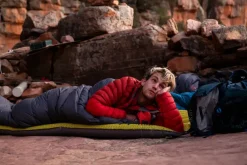 Insulated Jackets-Rab Mens Cirrus Alpine Jacket - Tuscan Red-Dark Horizon
