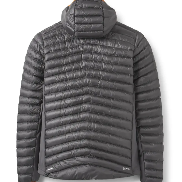 Insulated Jackets-Rab Mens Cirrus Flex Hoody - Graphene