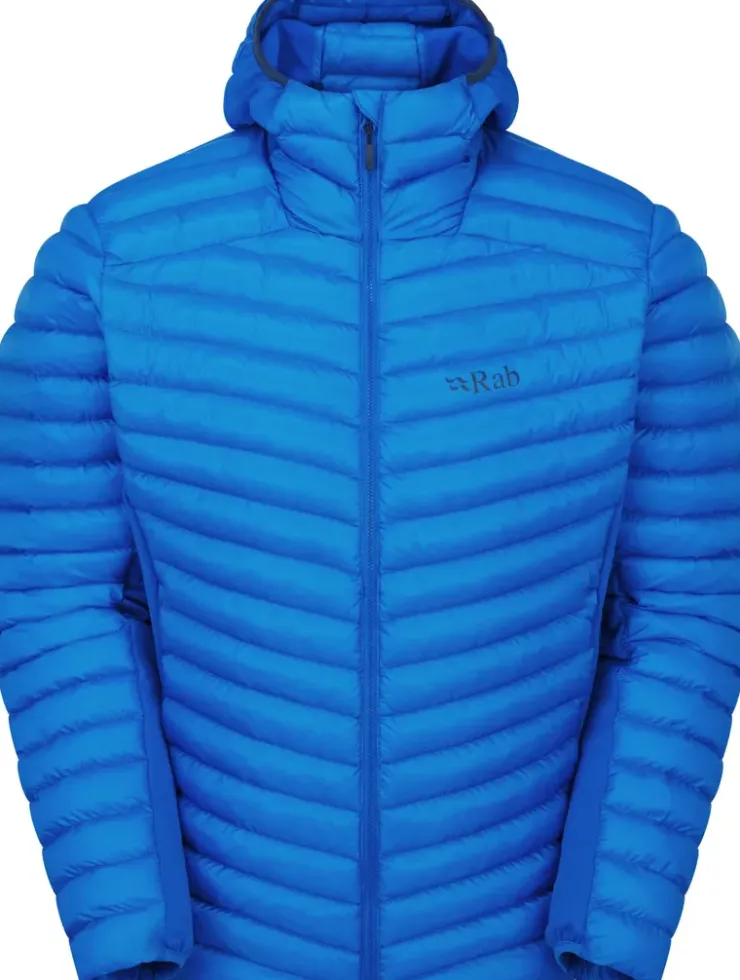Insulated Jackets-Rab Mens Cirrus Flex Hoody - Maya Blue