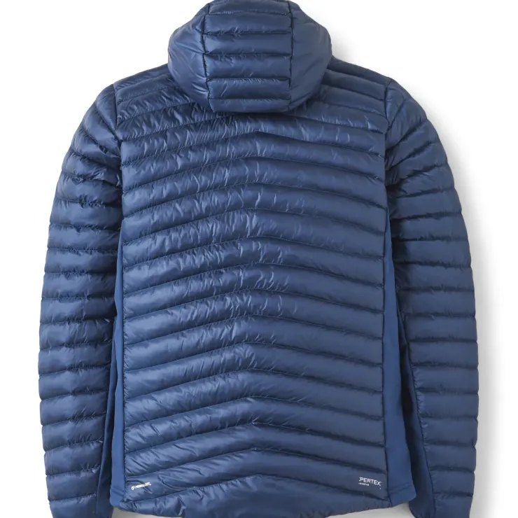 Insulated Jackets-Rab Mens Cirrus Flex Hoody - Tempest Blue