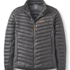 Insulated Jackets-Rab Mens Cirrus Flex Jacket - Graphene