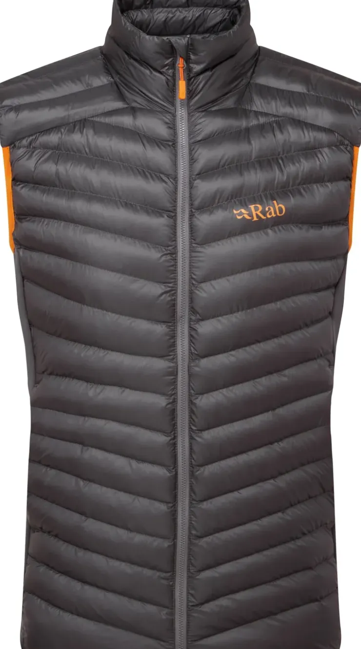 Vests & Gilets-Rab Mens Cirrus Flex Vest - Graphene