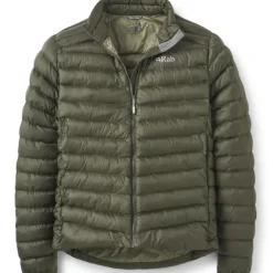 Insulated Jackets-Rab Mens Cirrus Jacket - Army