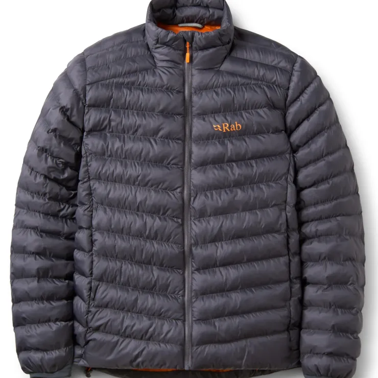 Insulated Jackets-Rab Mens Cirrus Jacket - Graphene