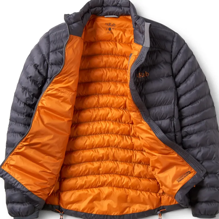 Insulated Jackets-Rab Mens Cirrus Jacket - Graphene