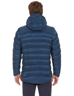 Insulated Jackets-Rab Mens Cirrus Ultra Hoody - Tempest Blue