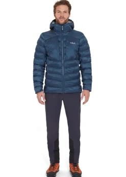Insulated Jackets-Rab Mens Cirrus Ultra Hoody - Tempest Blue