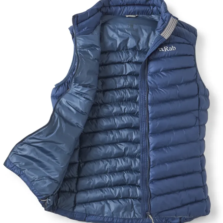 Vests & Gilets-Rab Mens Cirrus Vest - Tempest Blue