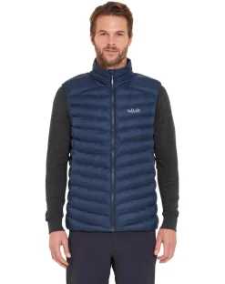 Vests & Gilets-Rab Mens Cirrus Vest - Tempest Blue