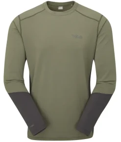 T-Shirts & Baselayers-Rab Mens Conduit Crew - Light Khaki