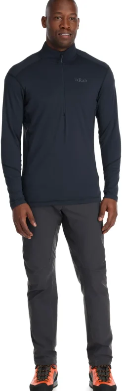Fleece & Mid Layer-Rab Mens Conduit Pull-On - Beluga