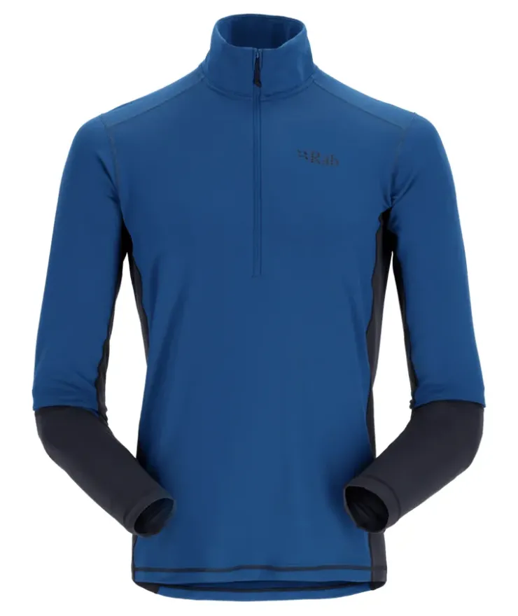 Fleece & Mid Layer-Rab Mens Conduit Pull-On - Ink