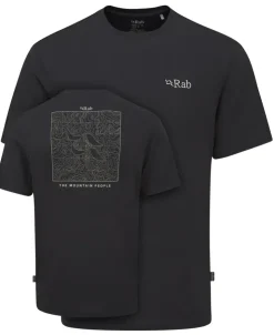 T-Shirts & Baselayers-Rab Mens Crimp Elevation Tee - Beluga