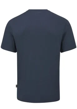 T-Shirts & Baselayers-Rab Mens Crimp Logo Tee - Tempest Blue