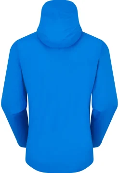 Waterproof Jackets-Rab Mens Downpour Light Jacket - Maya Blue