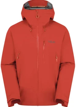 Waterproof Jackets-Rab Mens Downpour Mountain Jacket - Dark Horizon