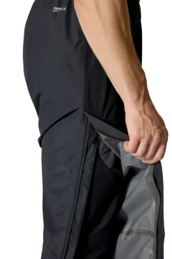 Waterproof Trousers-Rab Mens Downpour Pants - Black