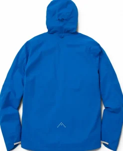 Waterproof Jackets-Rab Mens Downpour Trail Light Jacket - Maya Blue