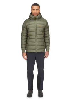 Insulated Jackets-Rab Mens Electron Pro Jacket - Light Khaki