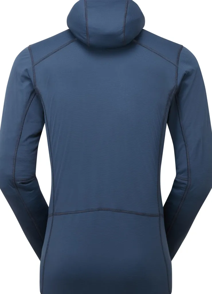 Fleece & Mid Layer-Rab Mens Evolute Hoody - Tempest Blue