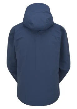 Waterproof Jackets-Rab Mens Firewall Light Jacket - Tempest Blue