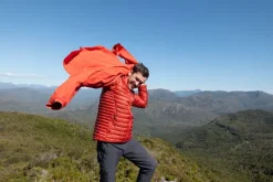 Waterproof Jackets-Rab Mens Firewall Mountain Jacket - Dark Horizon