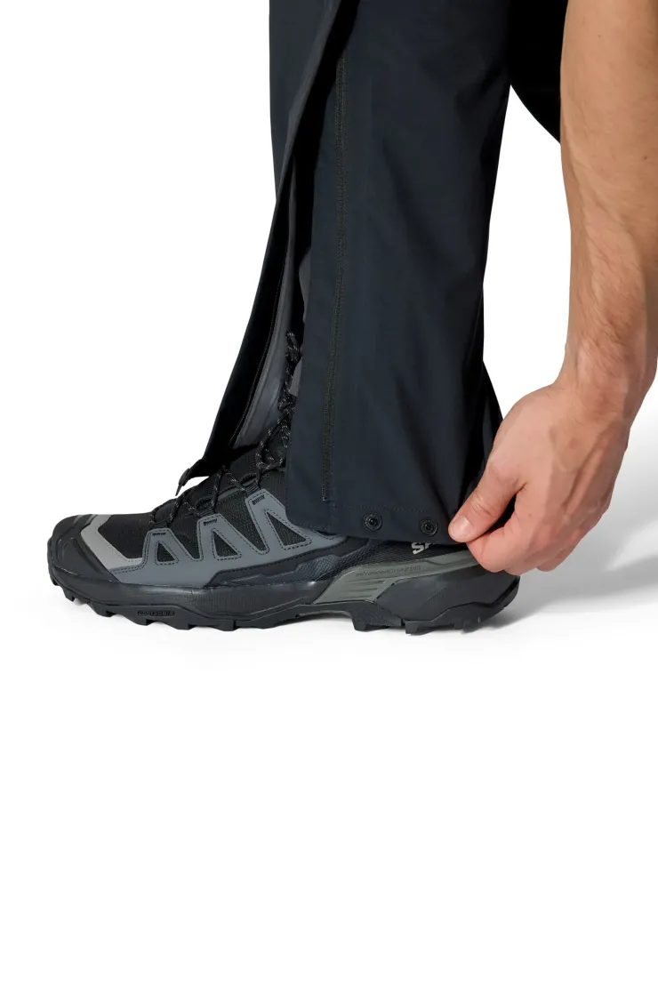 Waterproof Trousers-Rab Mens Firewall Pants - Black