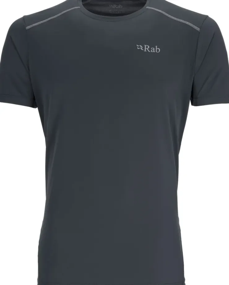 T-Shirts & Baselayers-Rab Mens Force Short Sleeved Tee - Beluga