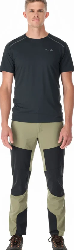 T-Shirts & Baselayers-Rab Mens Force Short Sleeved Tee - Beluga