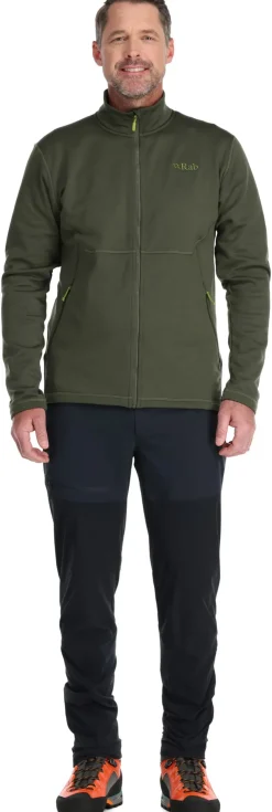 Fleece & Mid Layer-Rab Mens Geon Jacket - Army