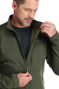 Fleece & Mid Layer-Rab Mens Geon Jacket - Army
