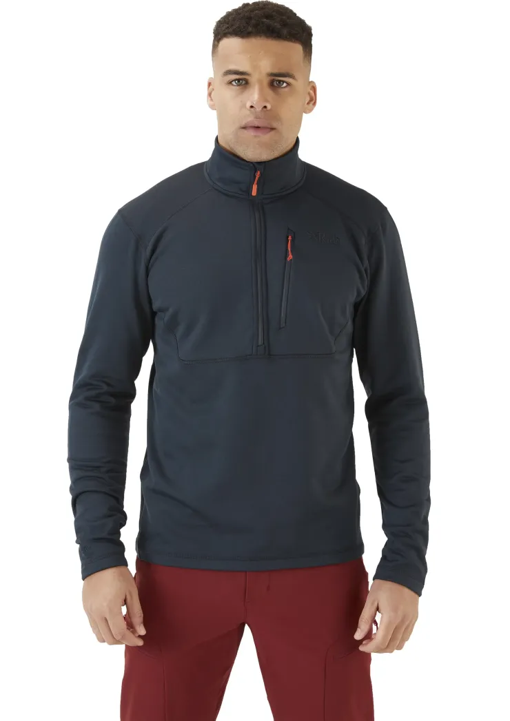 Fleece & Mid Layer-Rab Mens Geon Pull-On - Beluga
