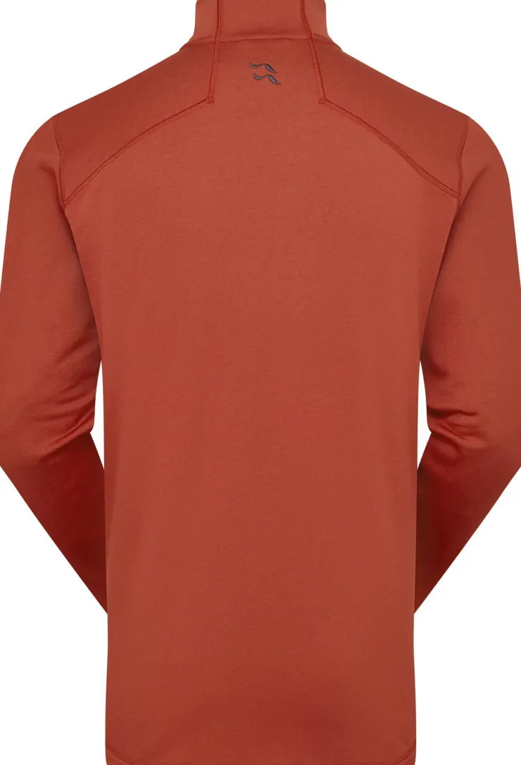 Fleece & Mid Layer-Rab Mens Geon Pull-On - Tuscan Red
