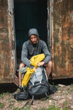 Fleece & Mid Layer-Rab Mens Graviton Hoody - Graphene