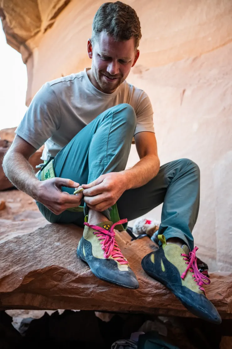 Trousers & Leg Wear-Rab Mens Harpur Pants - Sage