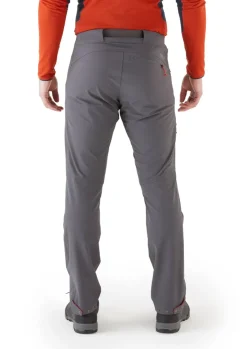 Trousers & Leg Wear-Rab Mens Incline AS Softshell Pants - Graphene