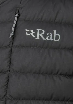 Insulated Jackets-Rab Mens Infinity Microlight Jacket - Black
