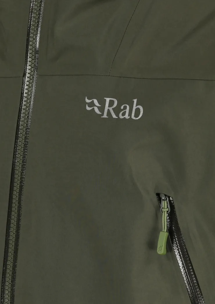 Waterproof Jackets-Rab Mens Kangri GTX Jacket - Army