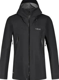 Waterproof Jackets-Rab Mens Kangri GTX Jacket - Black