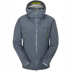 Waterproof Jackets-Rab Mens Kangri Paclite Plus Jacket - Orion Blue