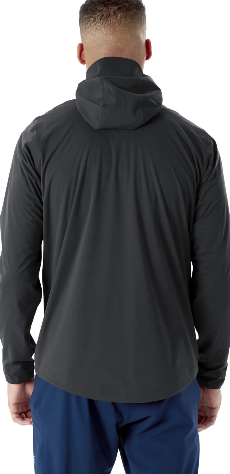 Waterproof Jackets-Rab Mens Kinetic 2.0 Jacket - Beluga