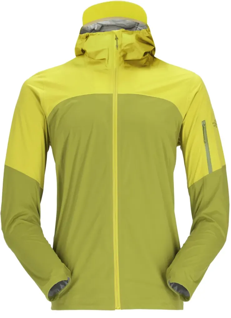 Waterproof Jackets-Rab Mens Kinetic Ultra Jacket - Aspen Green-Zest