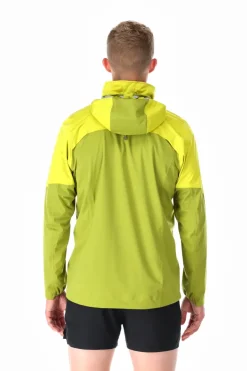 Waterproof Jackets-Rab Mens Kinetic Ultra Jacket - Aspen Green-Zest