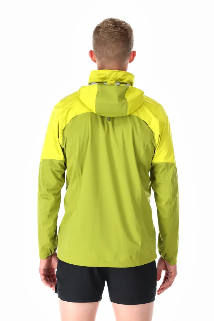 Waterproof Jackets-Rab Mens Kinetic Ultra Jacket - Aspen Green-Zest