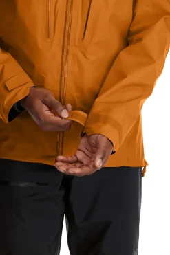 Waterproof Jackets-Rab Mens Latok Alpine GTX Jacket - Marmalade