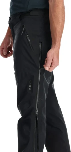 Waterproof Trousers-Rab Mens Latok GTX Pro Pants - Black