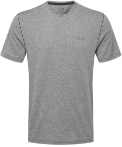 T-Shirts & Baselayers-Rab Mens Mantle Ridge Tee - Beluga